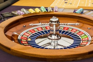 A casino roulette